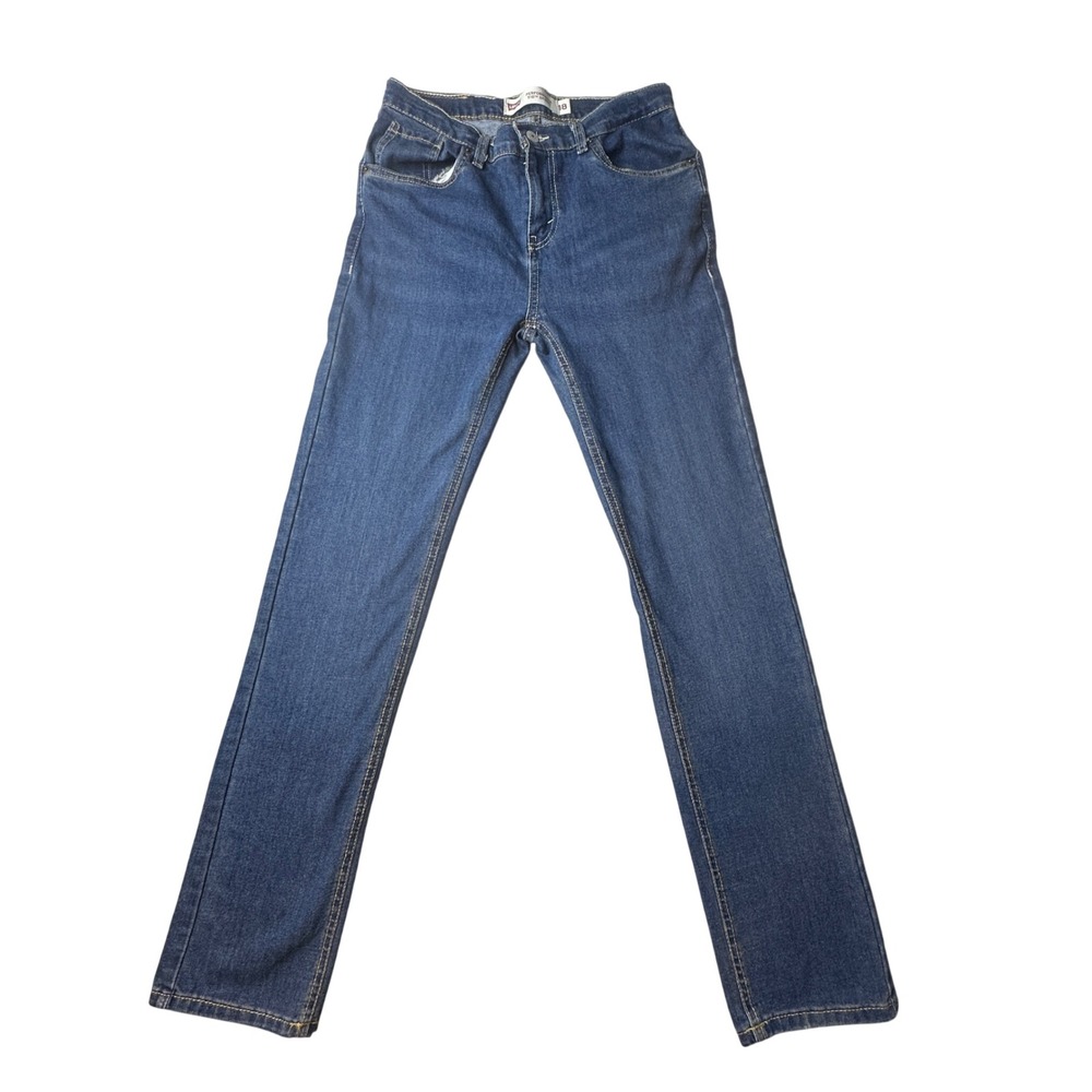 Levi's 510 Jeans Boys 18 Reg Skinny Blue Performance Stretch Denim Excellent